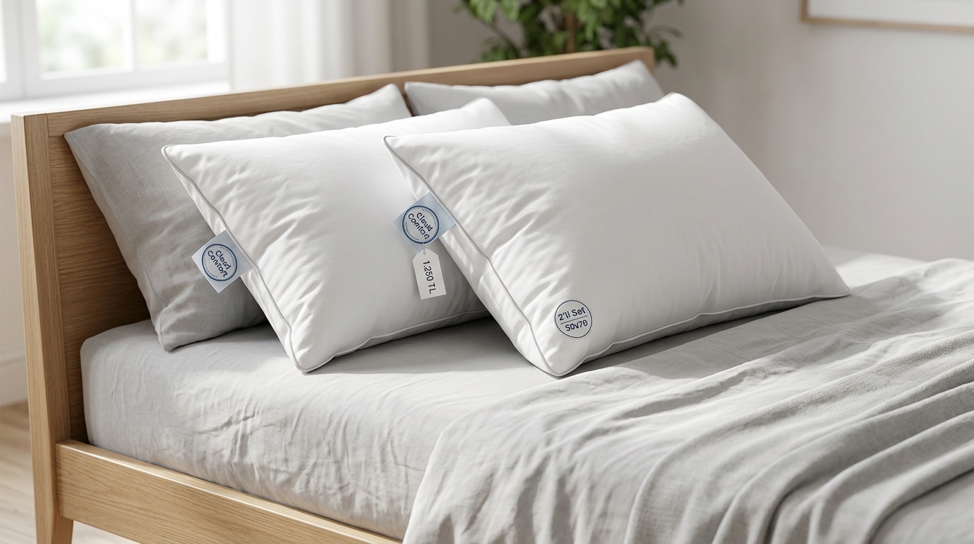 Cloud Comfort Silikon Yastık – 2'li Set (50x70)